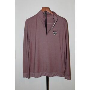 The Collection Harvard Business School HBS 1/4 Zip Pullover Burgundy Men's S NWT